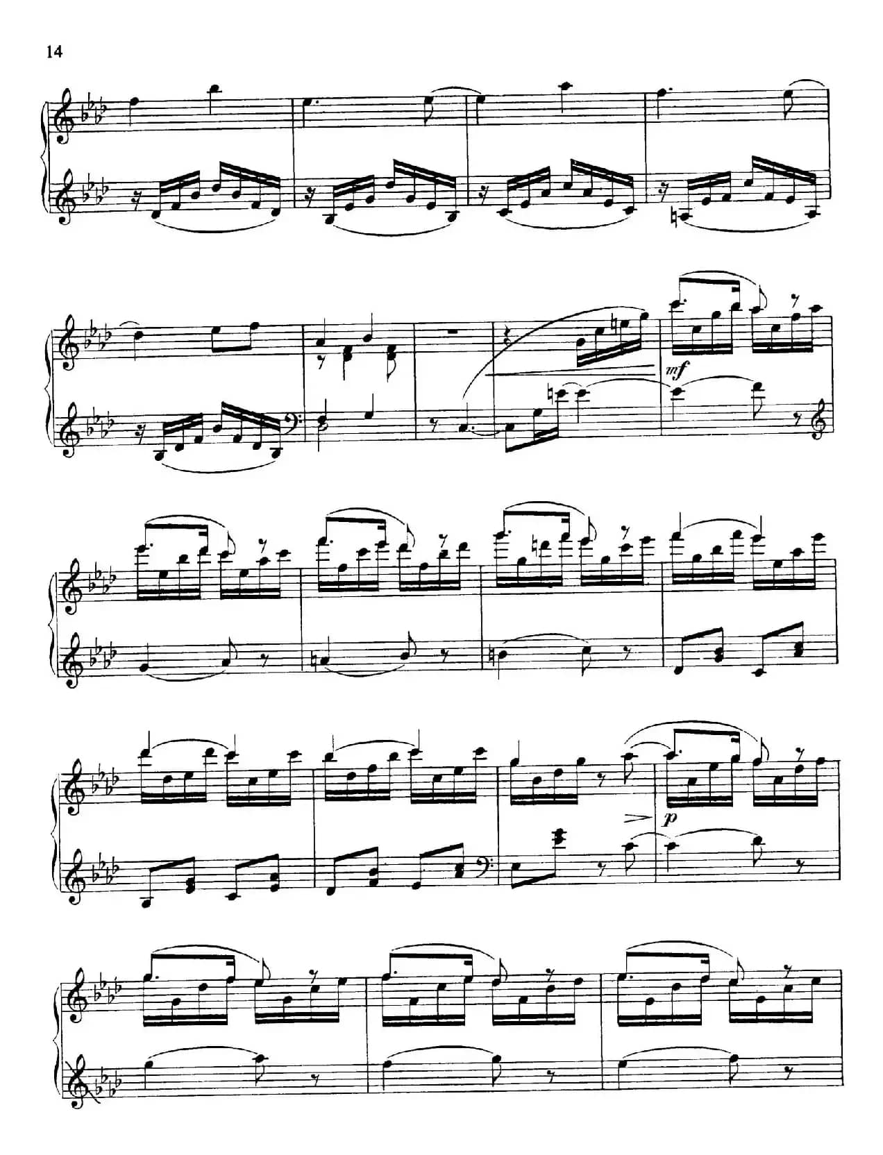 The Flowers（花之组曲）（Op.85.Nr.4）