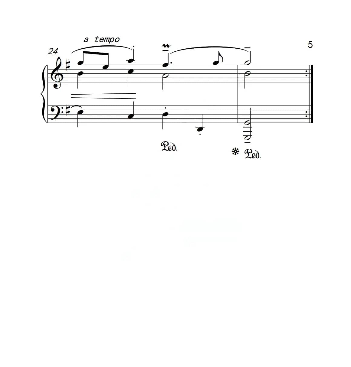 第四级A组 加伏特（中国音乐学院钢琴考级作品1~6级）