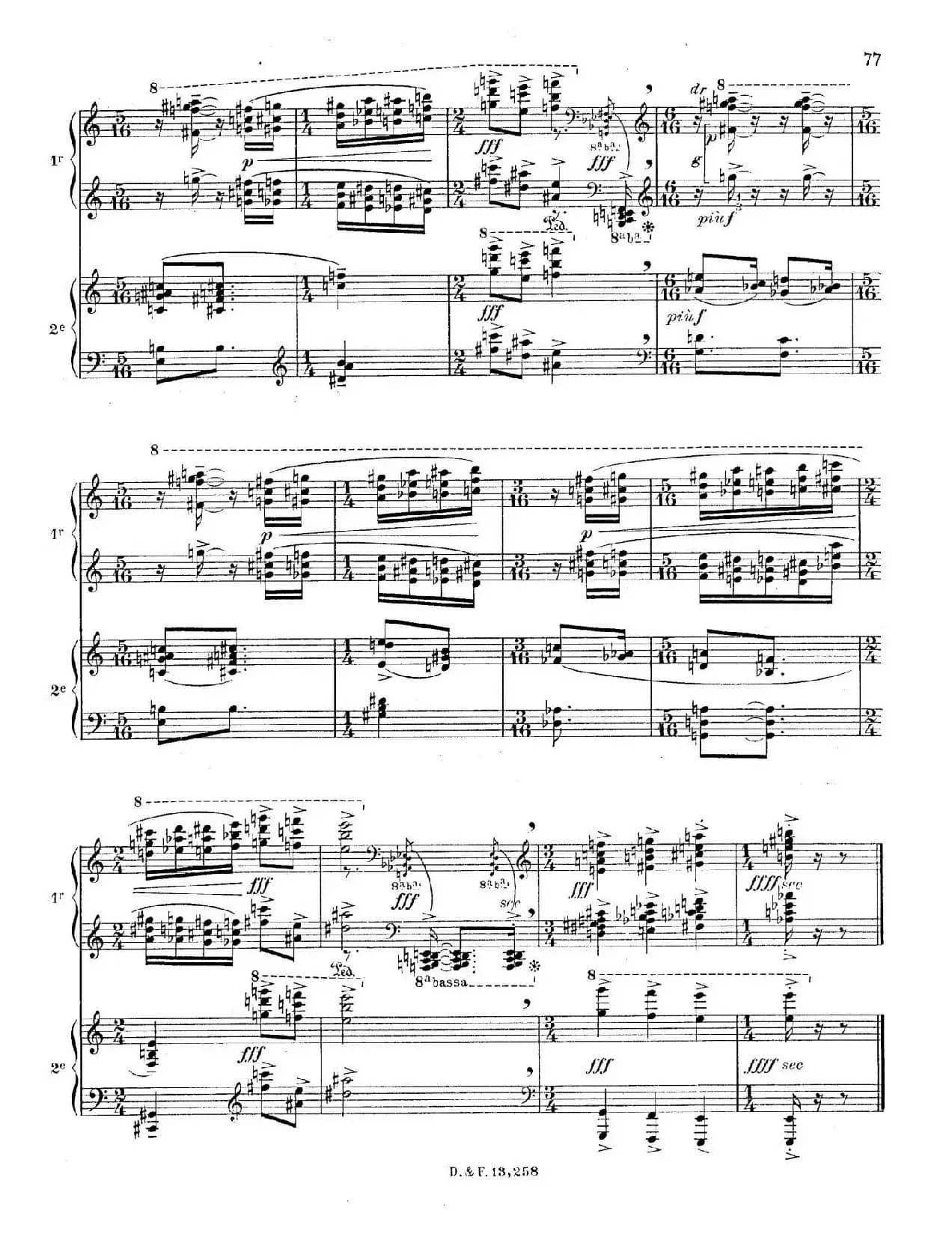 Visions de l'Amen（阿门的幻想·双钢琴·Ⅵ）