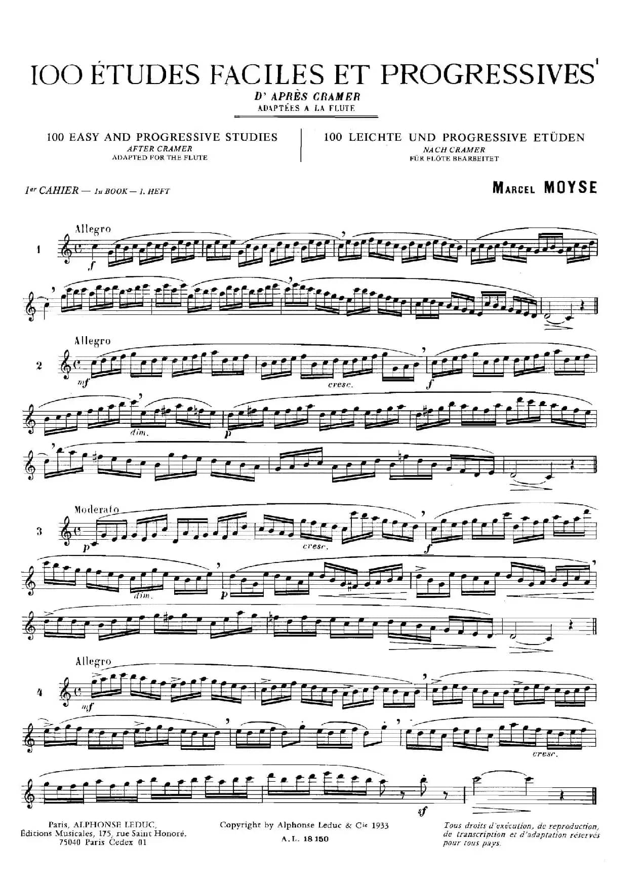 简易练习曲100首