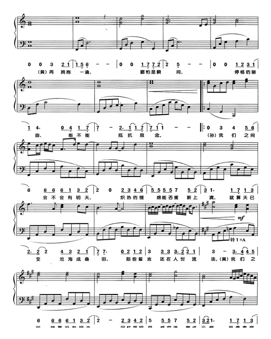 就算没有明天（钢琴弹唱）