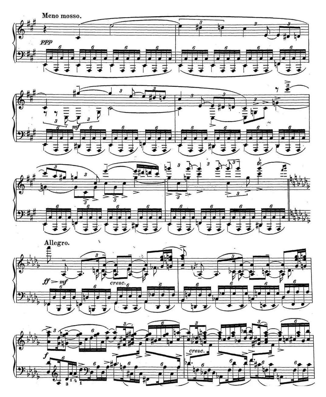 拉赫玛尼诺夫 钢琴前奏曲24 降D大调 Op.32 No.13