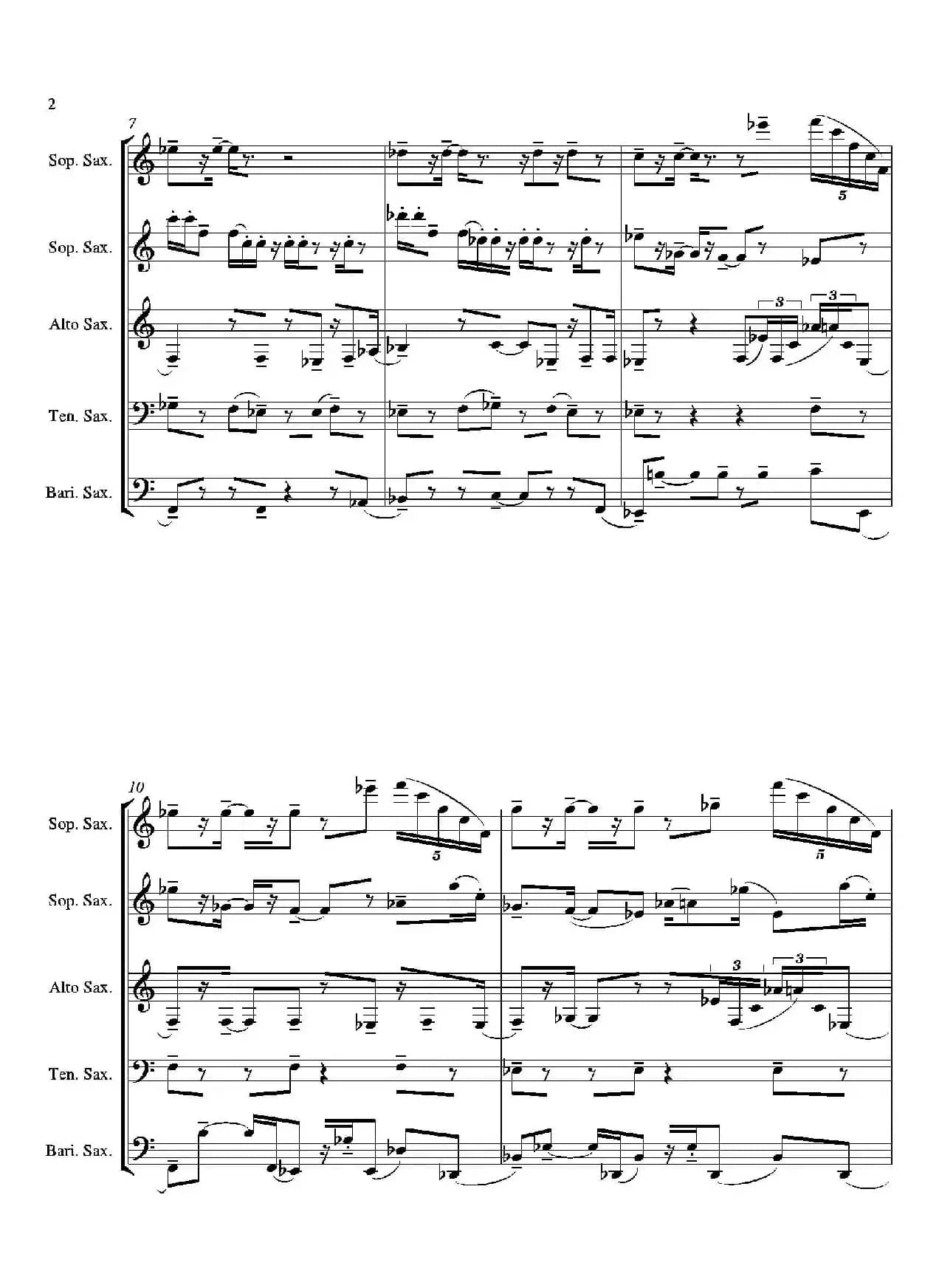 Tango（合奏总谱）