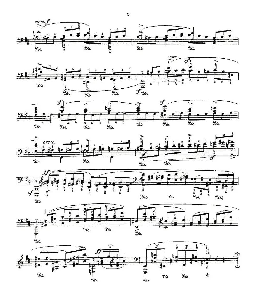 肖邦《练习曲》Fr.Chopin Op.25 No10