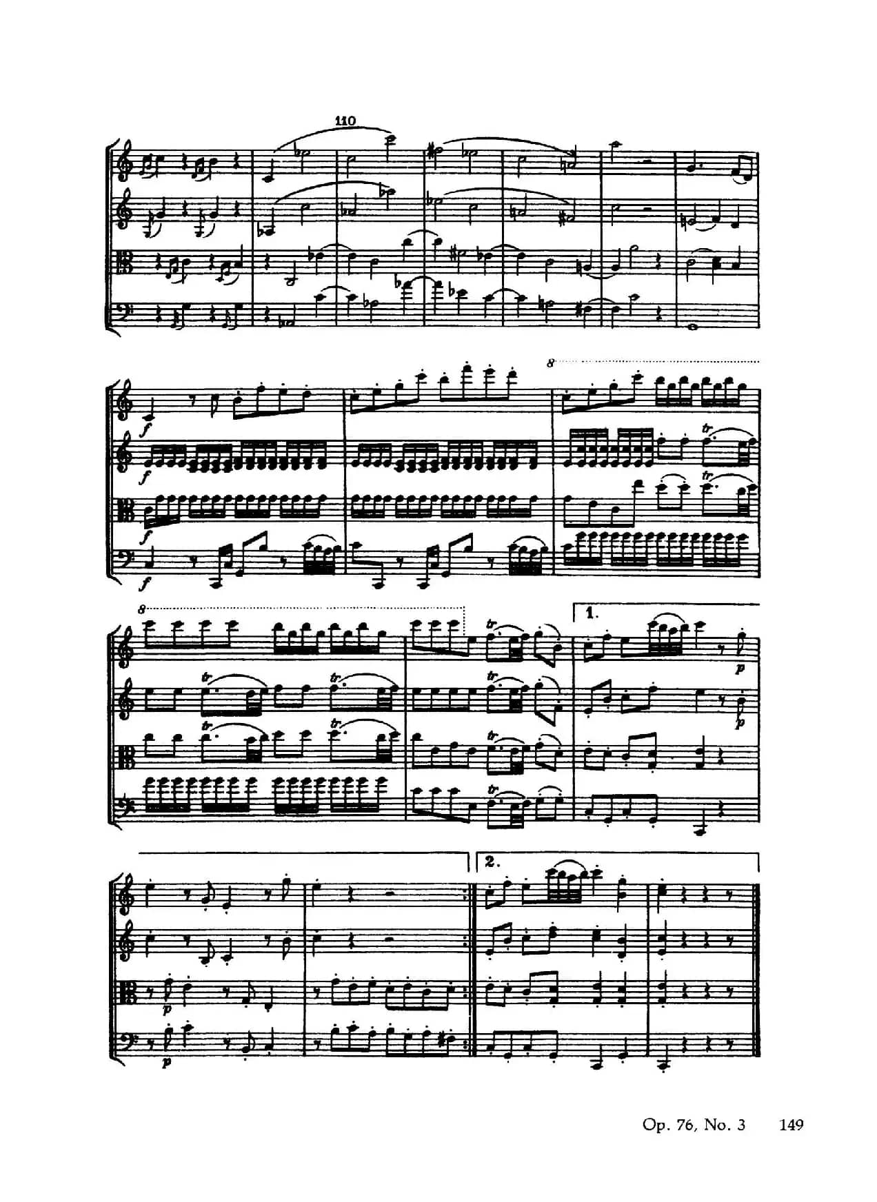 Emperor（皇帝）（弦乐四重奏总谱）