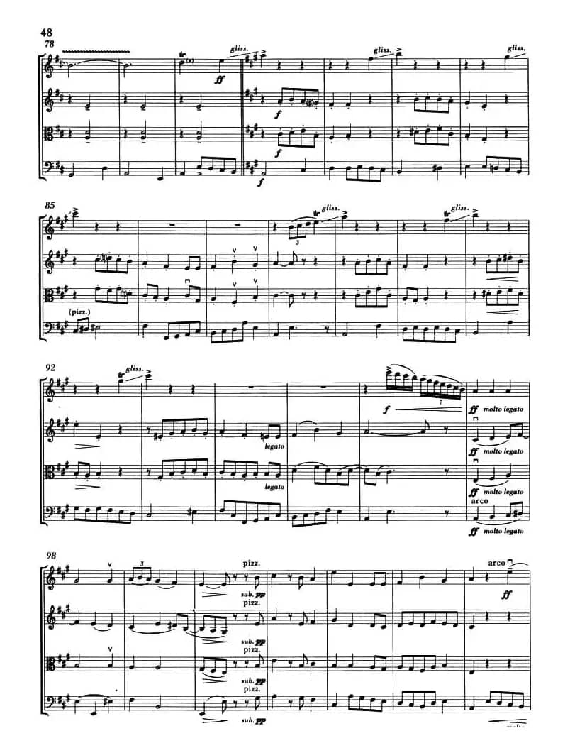 WE WISH YOU A MERRY CHRISTMAS（弦乐四重奏）