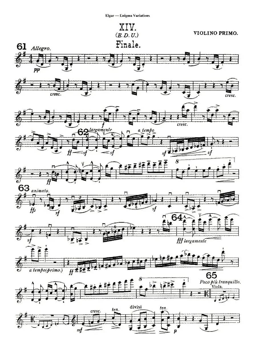 Edward Elgar Enigma Variations