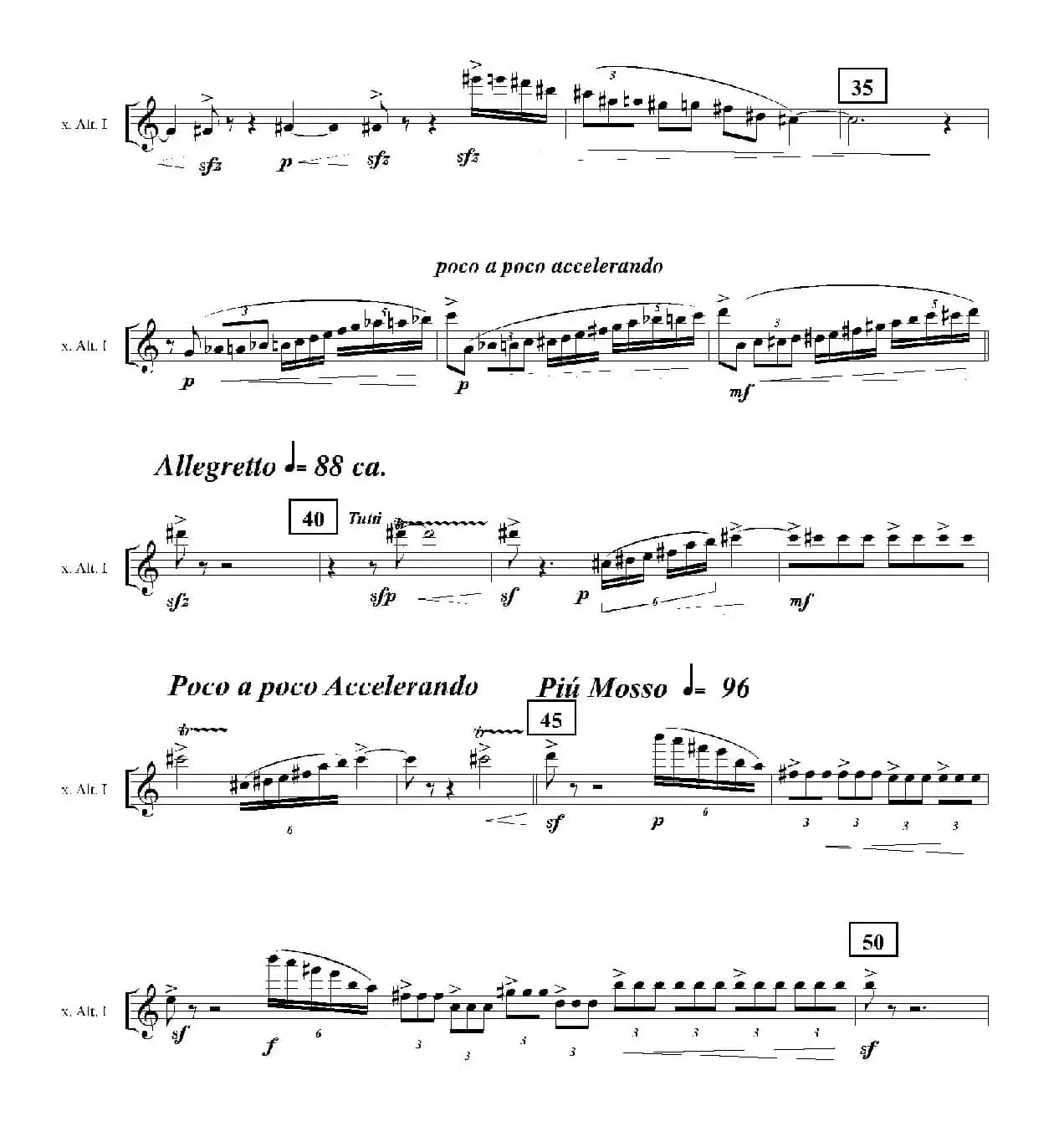 Ingravity（第二乐章）（第一中音萨克斯分谱）