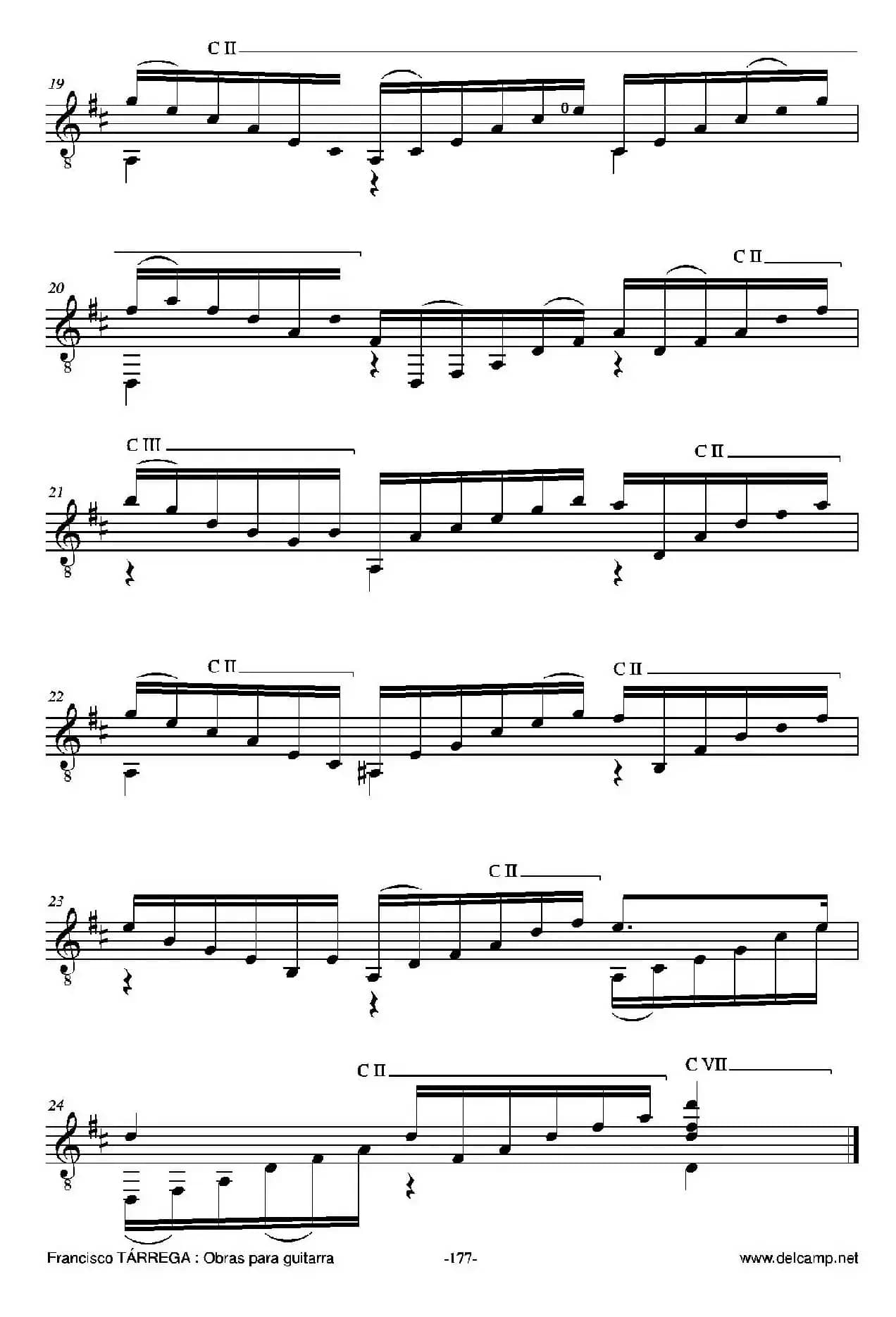 《塔雷加作品全集》第10部分（古典吉他）