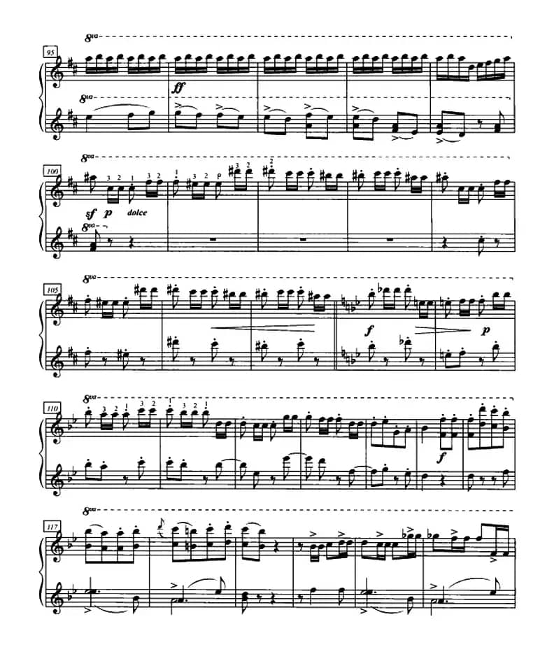 加洛普即兴曲（四手联弹、第一钢琴）