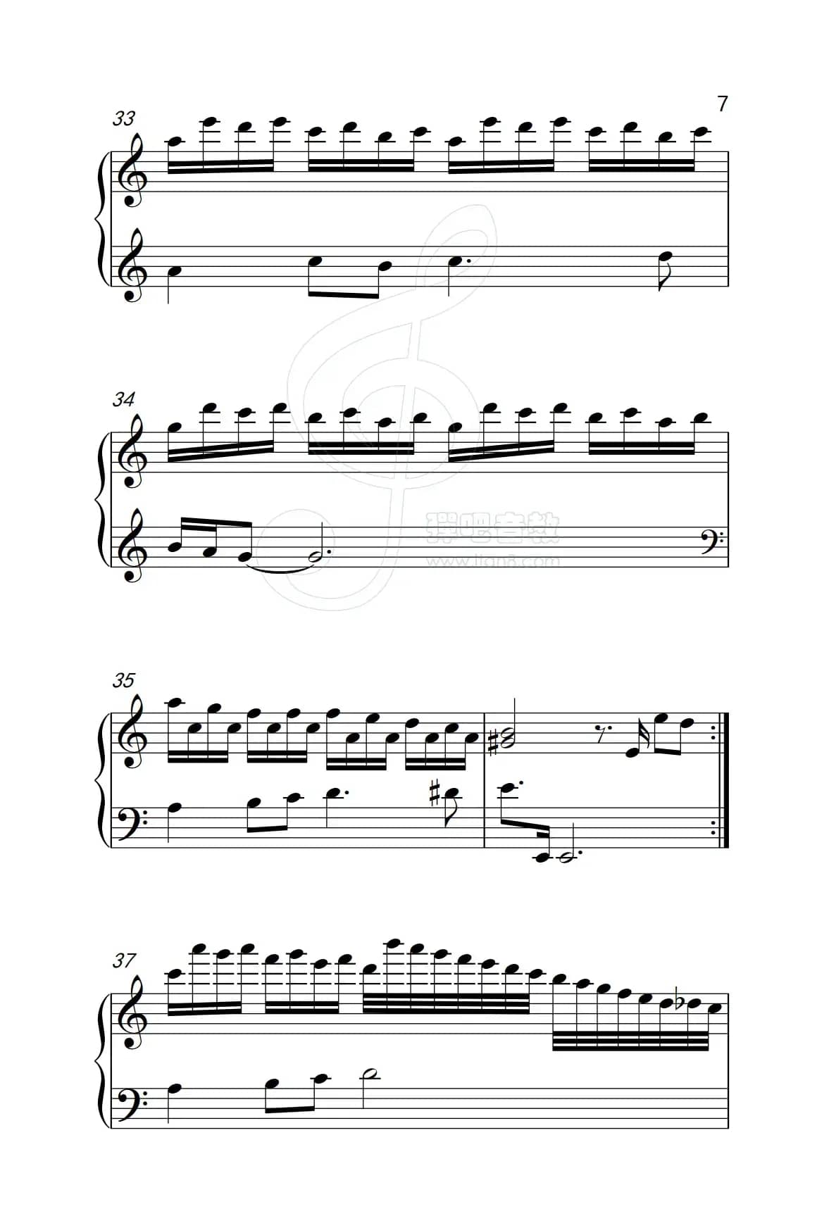 一千个伤心的理由（《弹吧音教》制谱版）