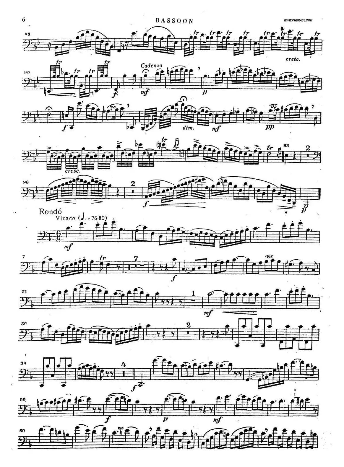 humel - CONCERTO bassoon（胡梅尔 - 巴松协奏曲）