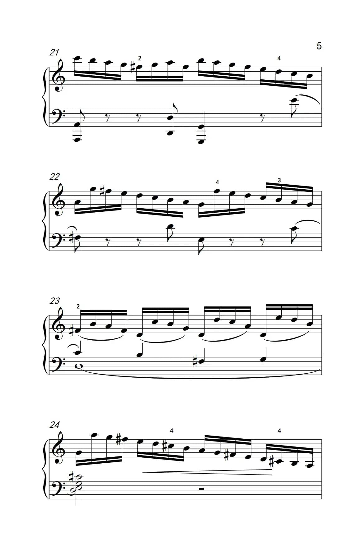 第九级1.C大调奏鸣曲 第一乐章 Hob.XVI 50（中央音乐学院 钢琴（业余）考级教程 7-9级）