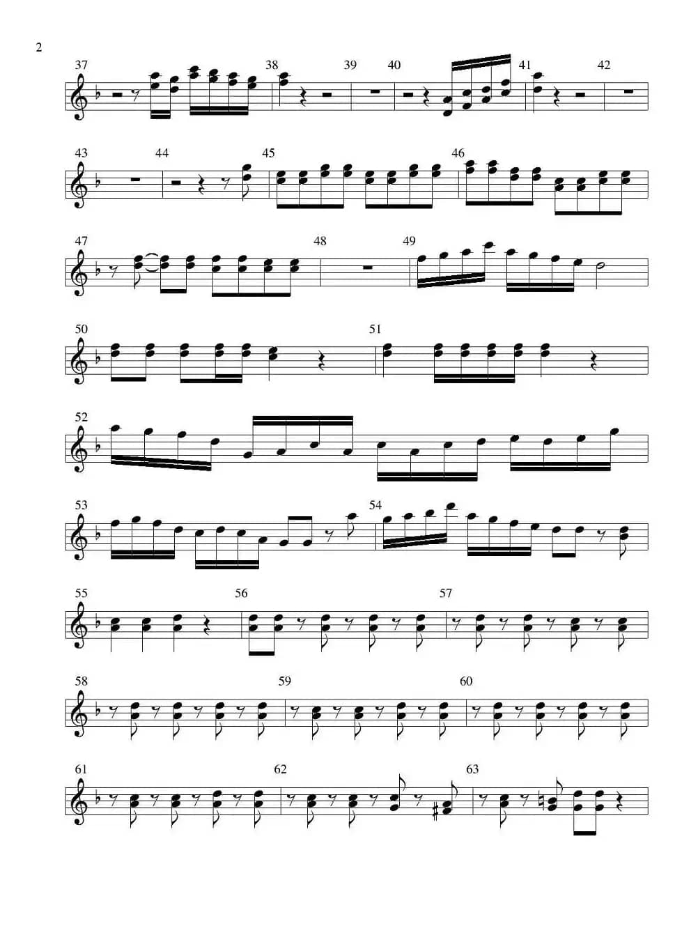 老司机（管弦乐队分谱—管乐部分）