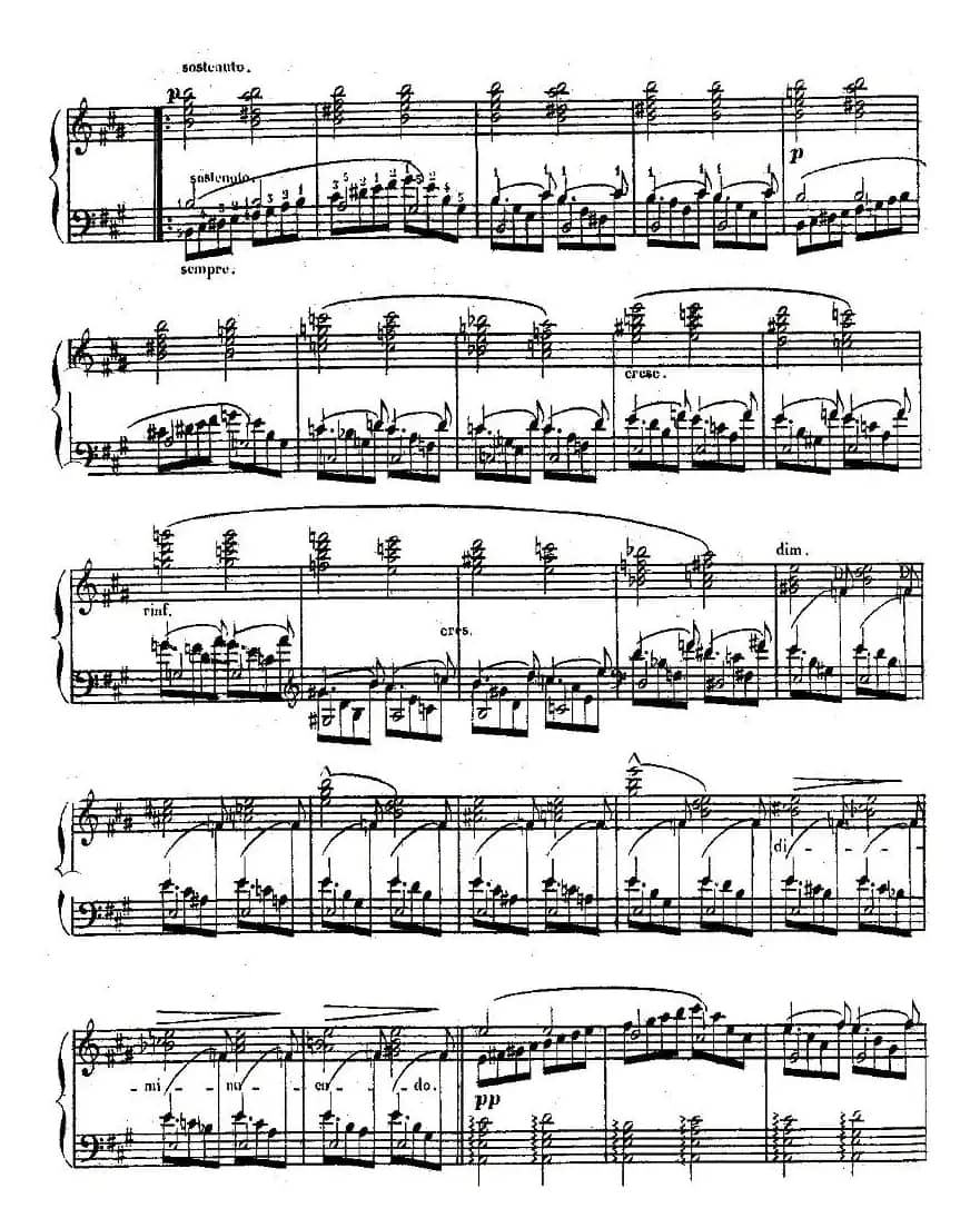 Etude No. 1（A major）