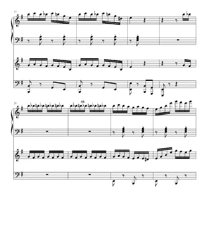 不能说的秘密（四手联弹）