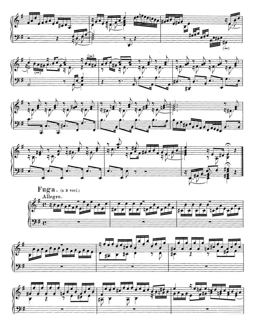 Toccata BWV 914(7首托卡塔·No.5 e小调)