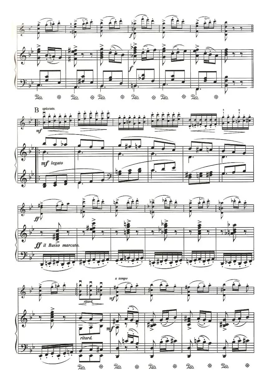 谐谑曲（小提琴+钢琴伴奏）