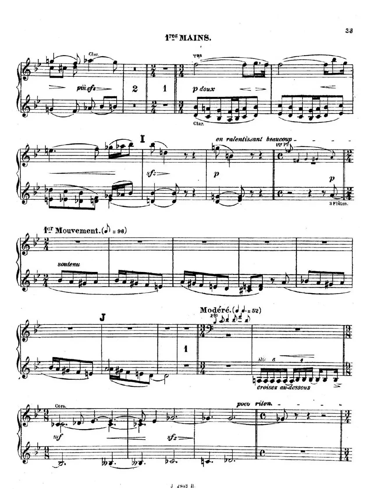 Symphony on a French Mountain Air Op.25(法国山歌交响曲·双钢琴·Ⅱ)