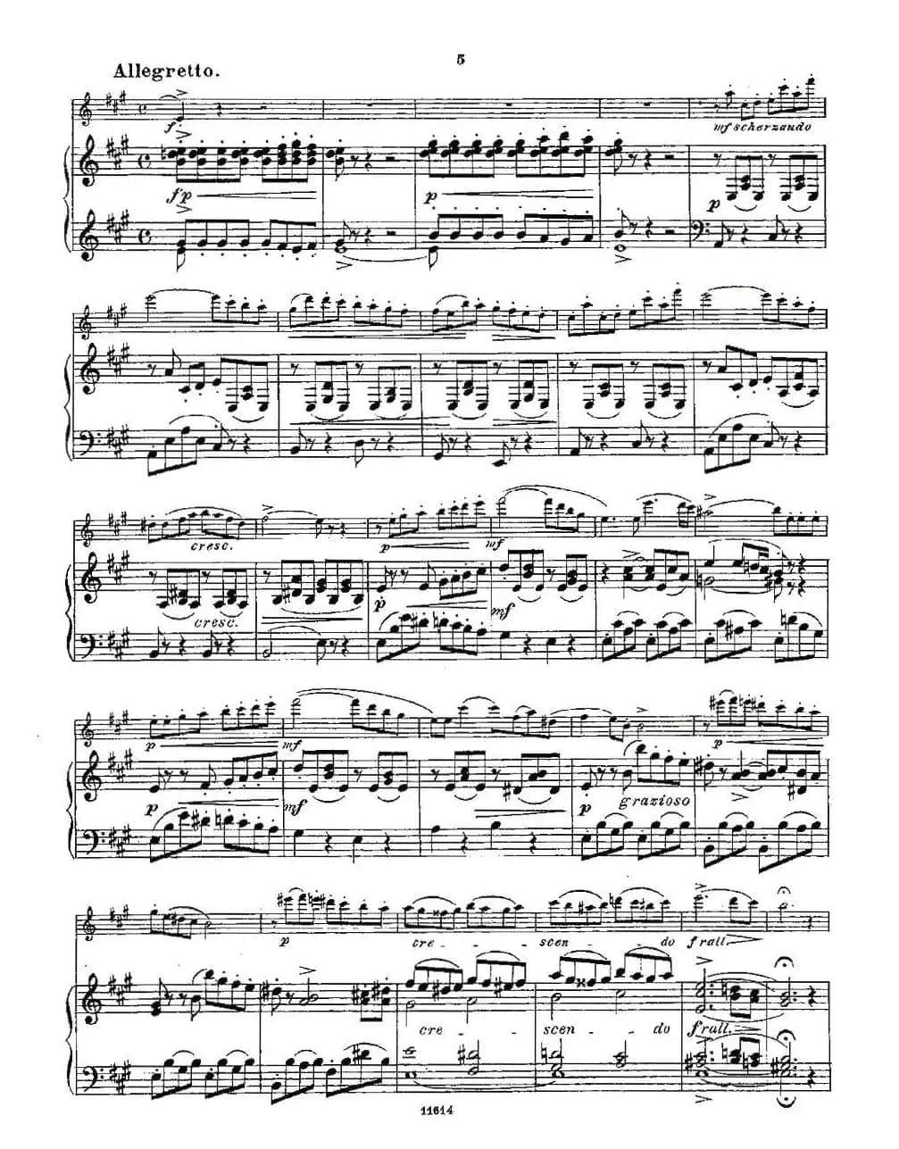 Opern-Transcriptionen.Op.45-4（长笛+钢琴伴奏）