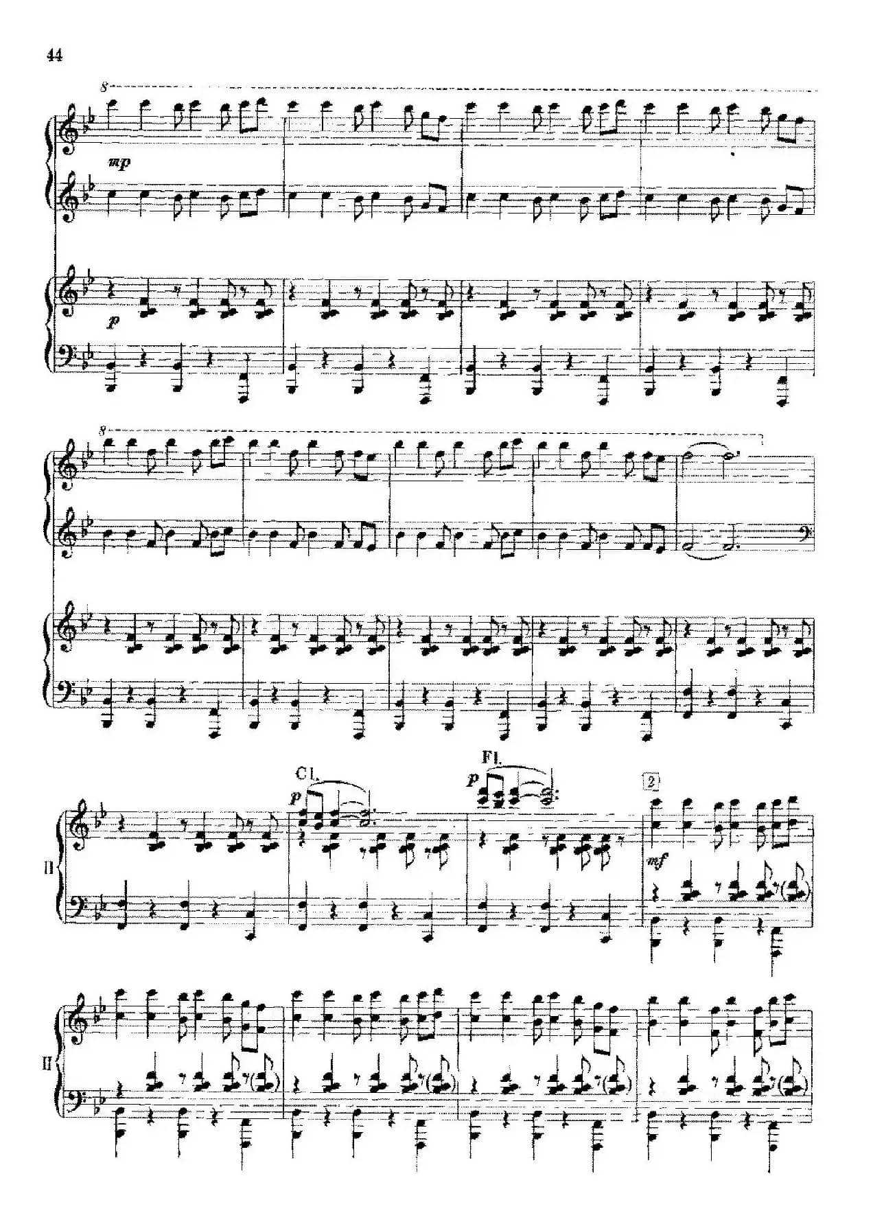 钢琴协奏曲《山林》3、山林的节日（双钢琴）