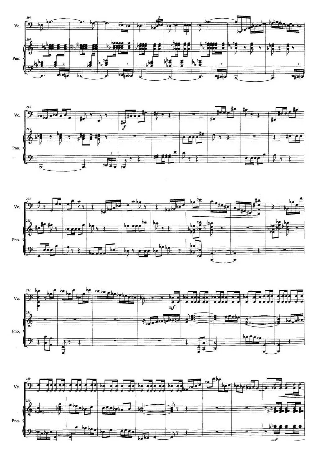 随想曲（大提琴+钢琴）