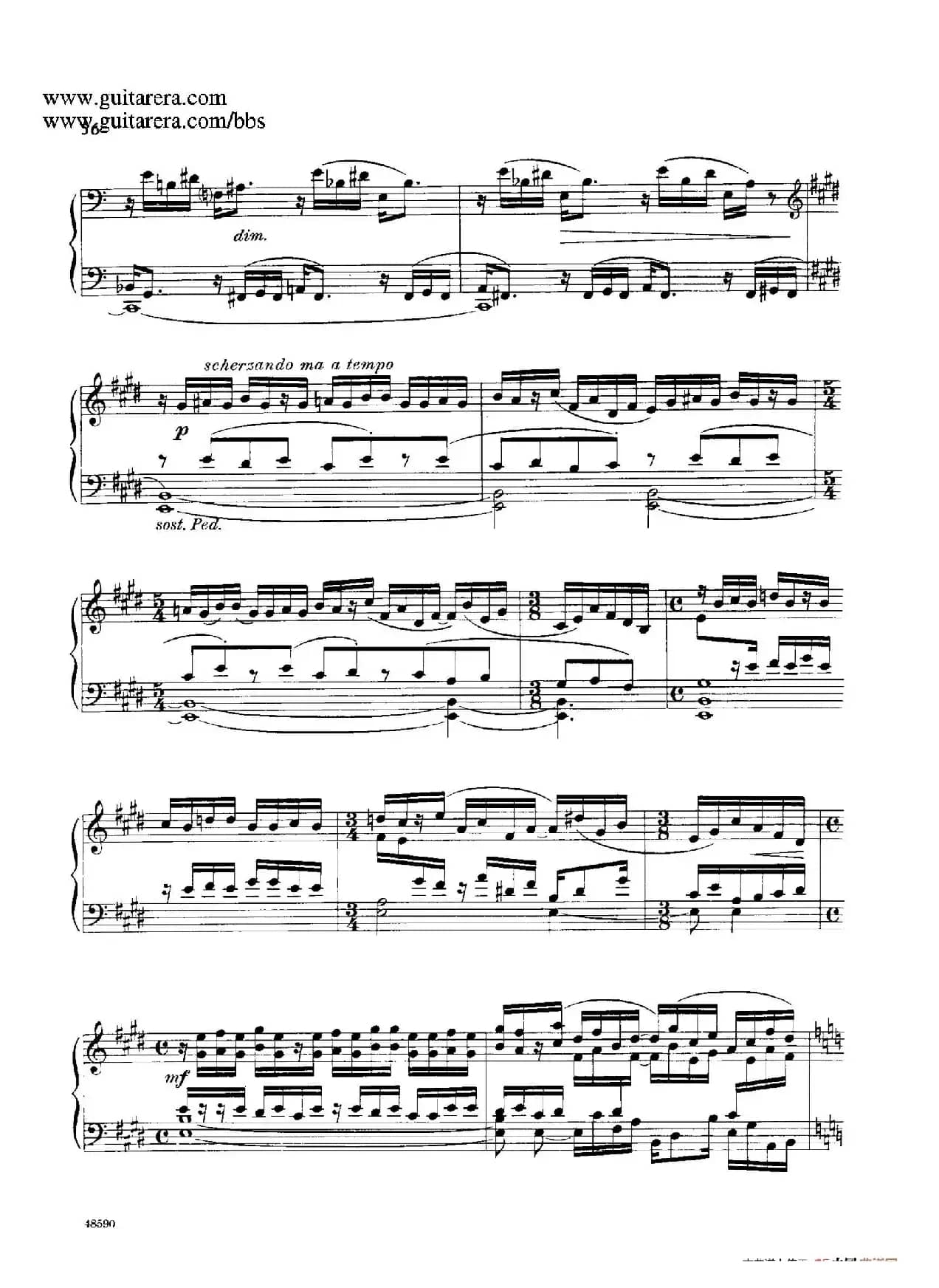 Piano Sonata Op.26（钢琴奏鸣曲·第四乐章）