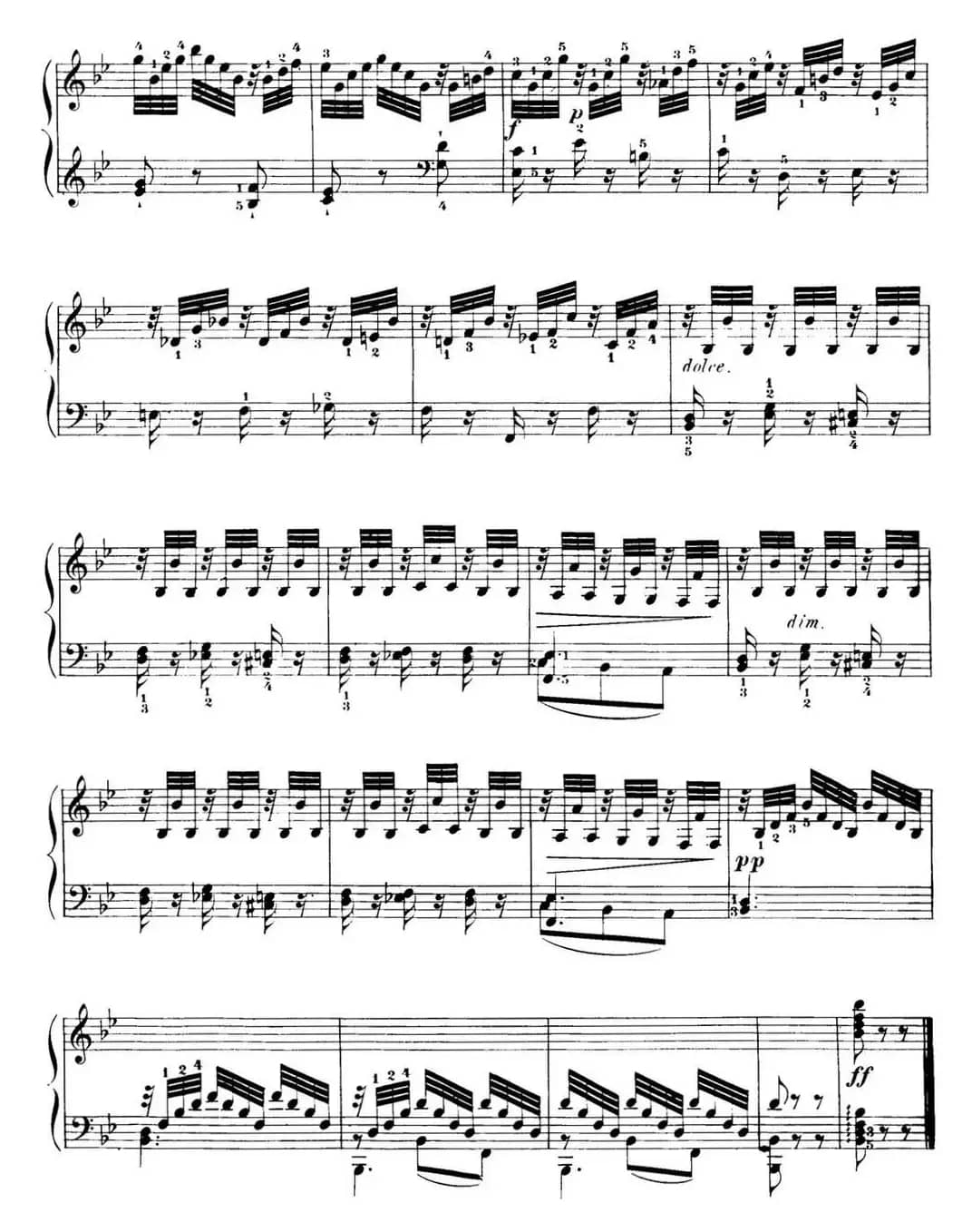 40首车尔尼Op.299钢琴快速练习曲（NO.13）