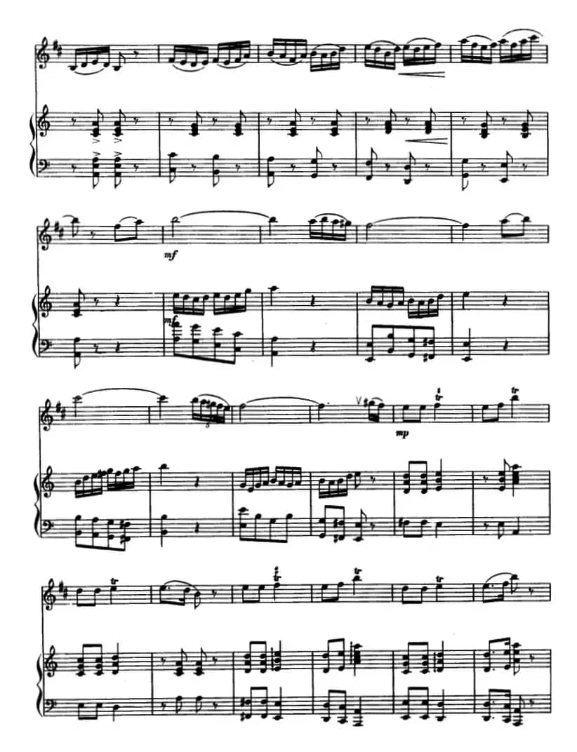 台湾渔歌（单簧管+钢琴伴奏）