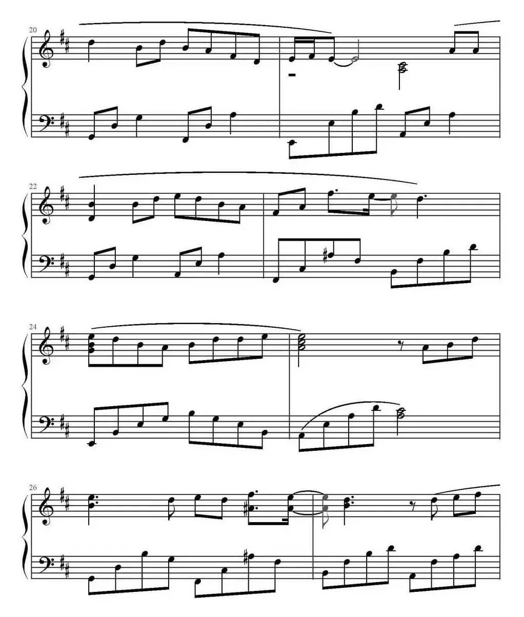 兰亭序（雨田钢琴编配版）