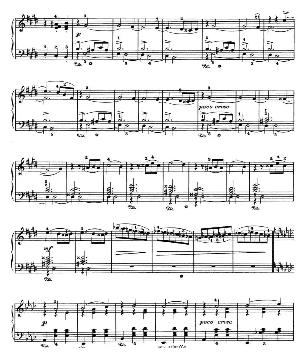 柴可夫斯基 四季 12月 圣诞节 降A大调 Christmas A flat major