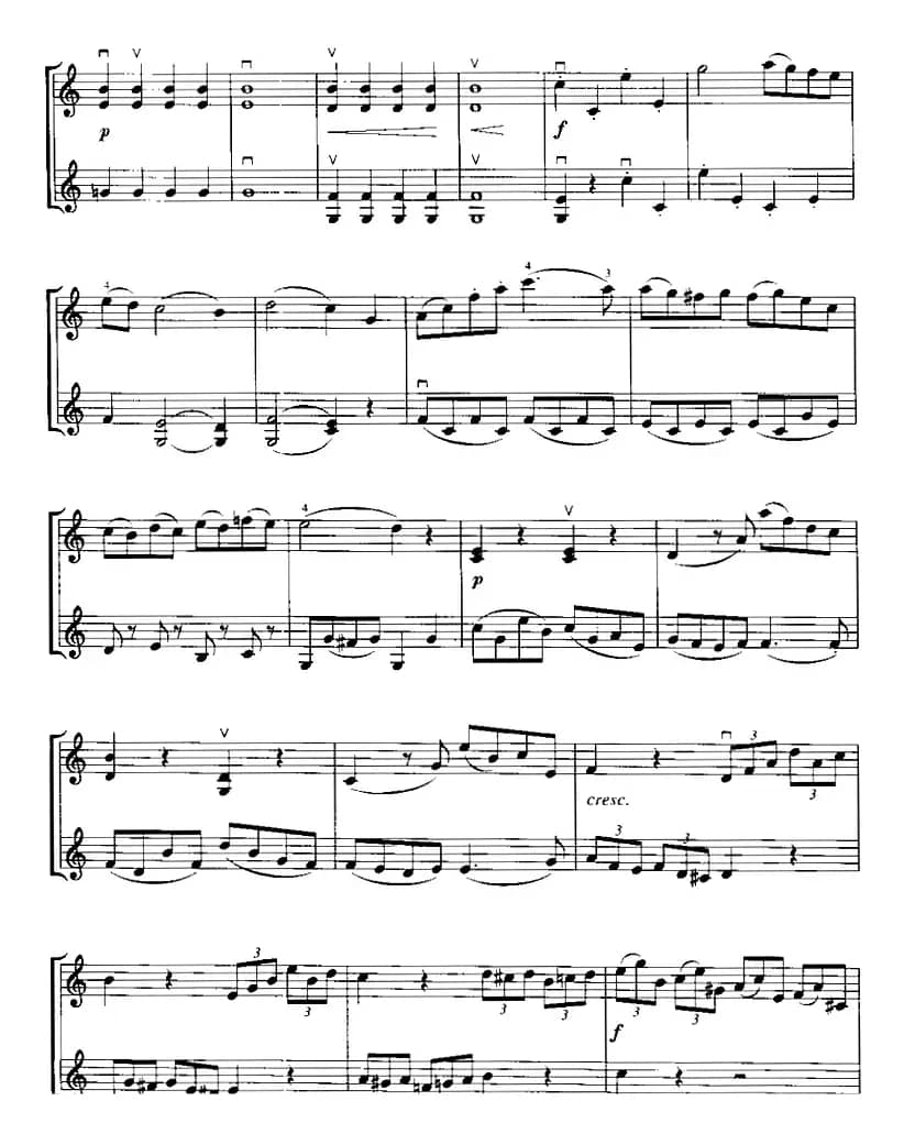 霍曼《小提琴基础教程》选曲：小二重协奏曲