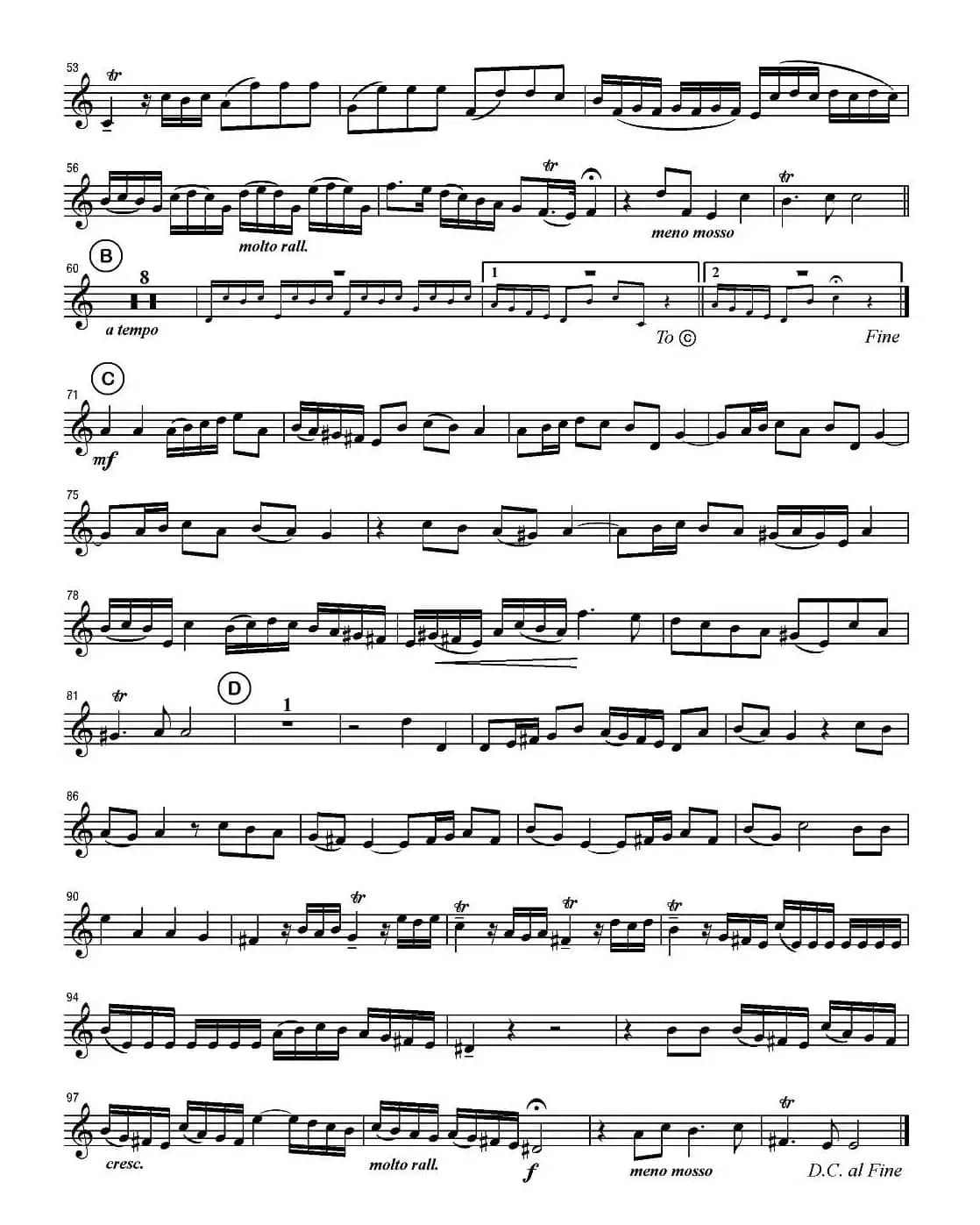 Da tempeste（小号）