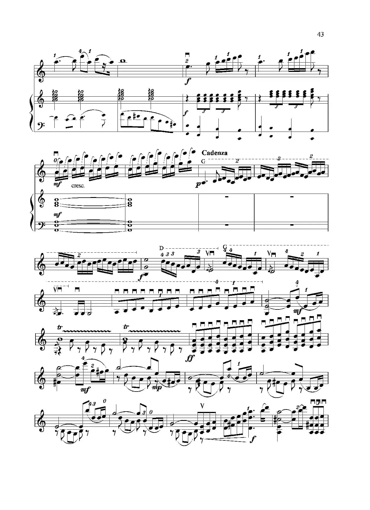 满江红幻想曲（小提琴+钢琴）