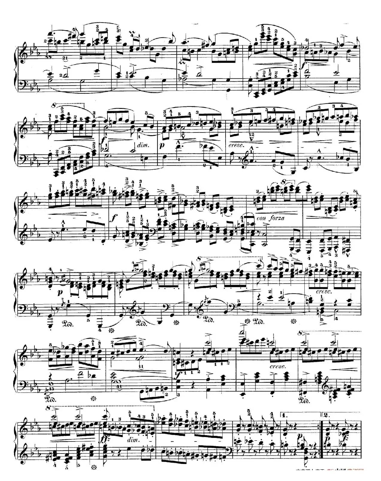 Piano Sonata No.1 in c Minor Op.4 (c小调第一钢琴奏鸣曲)