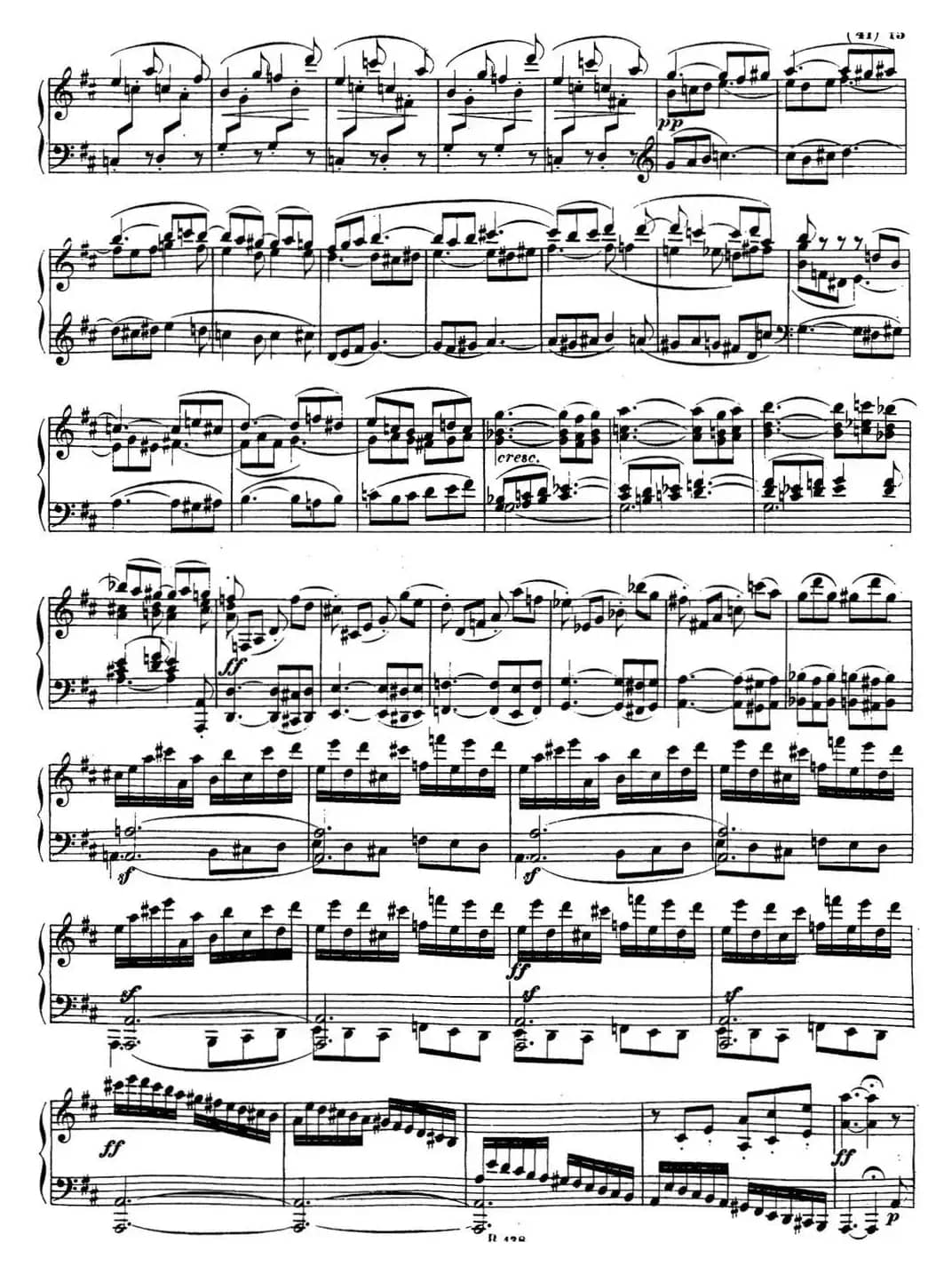 贝多芬钢琴奏鸣曲15 田园 D大调 Op.28 D major