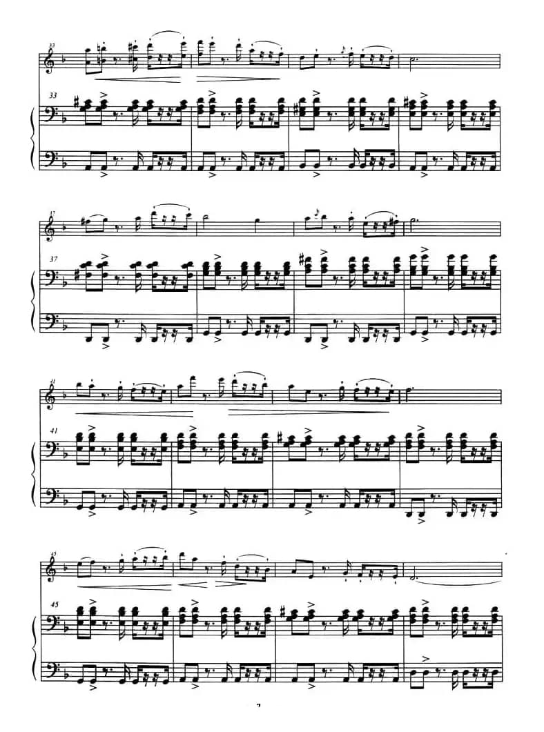 巴斯克随想曲（钢琴伴奏小提琴谱）