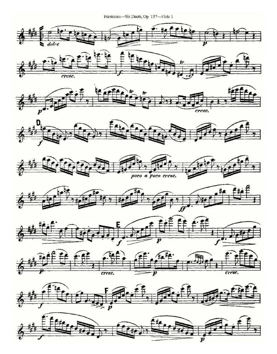 Six Duets, Op.137 之六（二重奏 六首作品 137号）