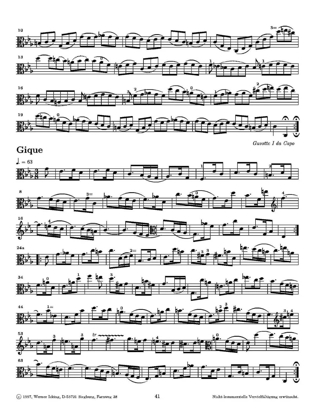 巴赫《无伴奏组曲》Ⅴ（中提琴）