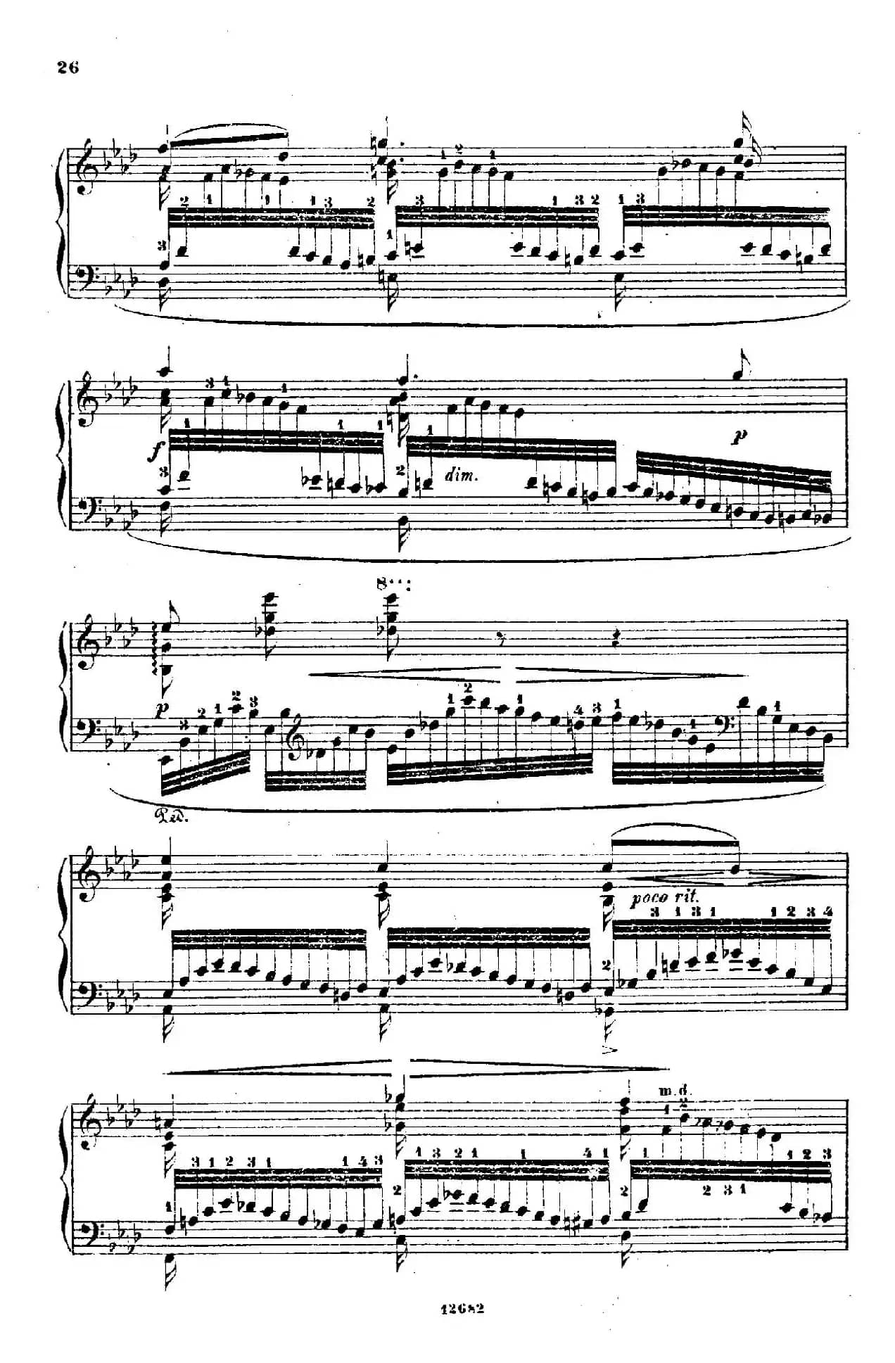 Douze Etudes de Salon Op.5（12首沙龙练习曲·6）