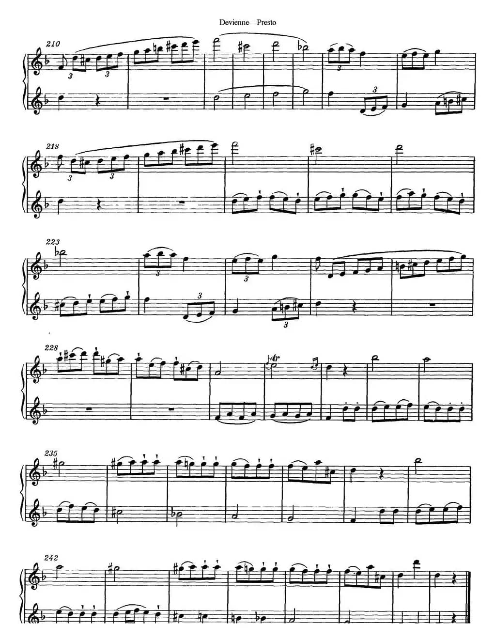 德维埃纳长笛二重奏 Presto