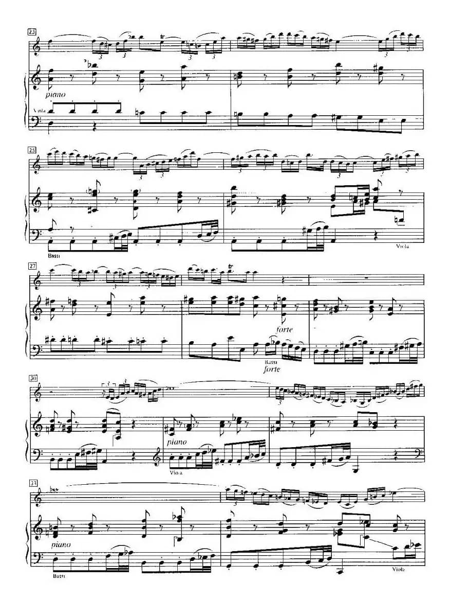 巴赫a小调小提琴协奏曲