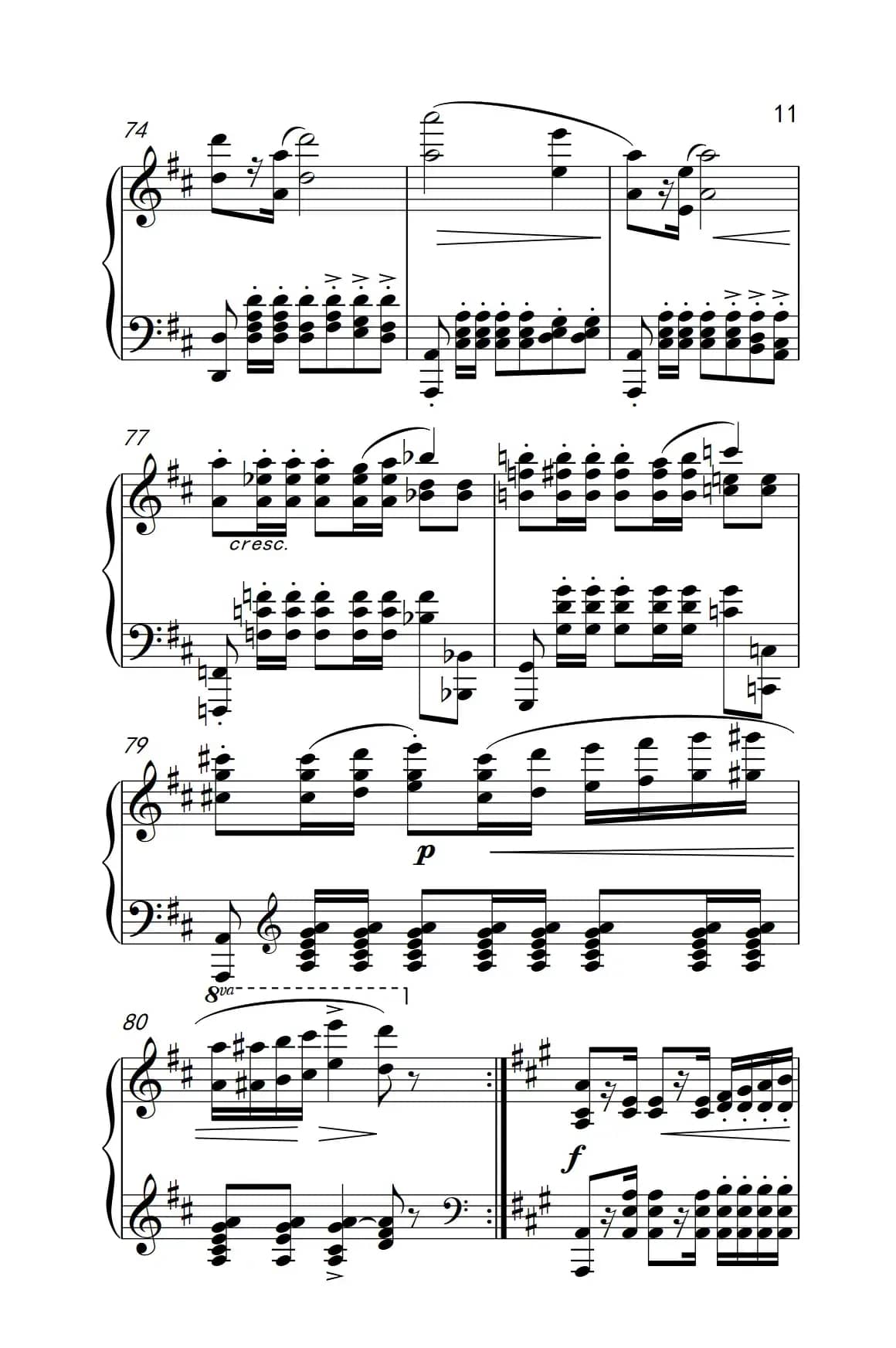 bA大调波兰舞曲