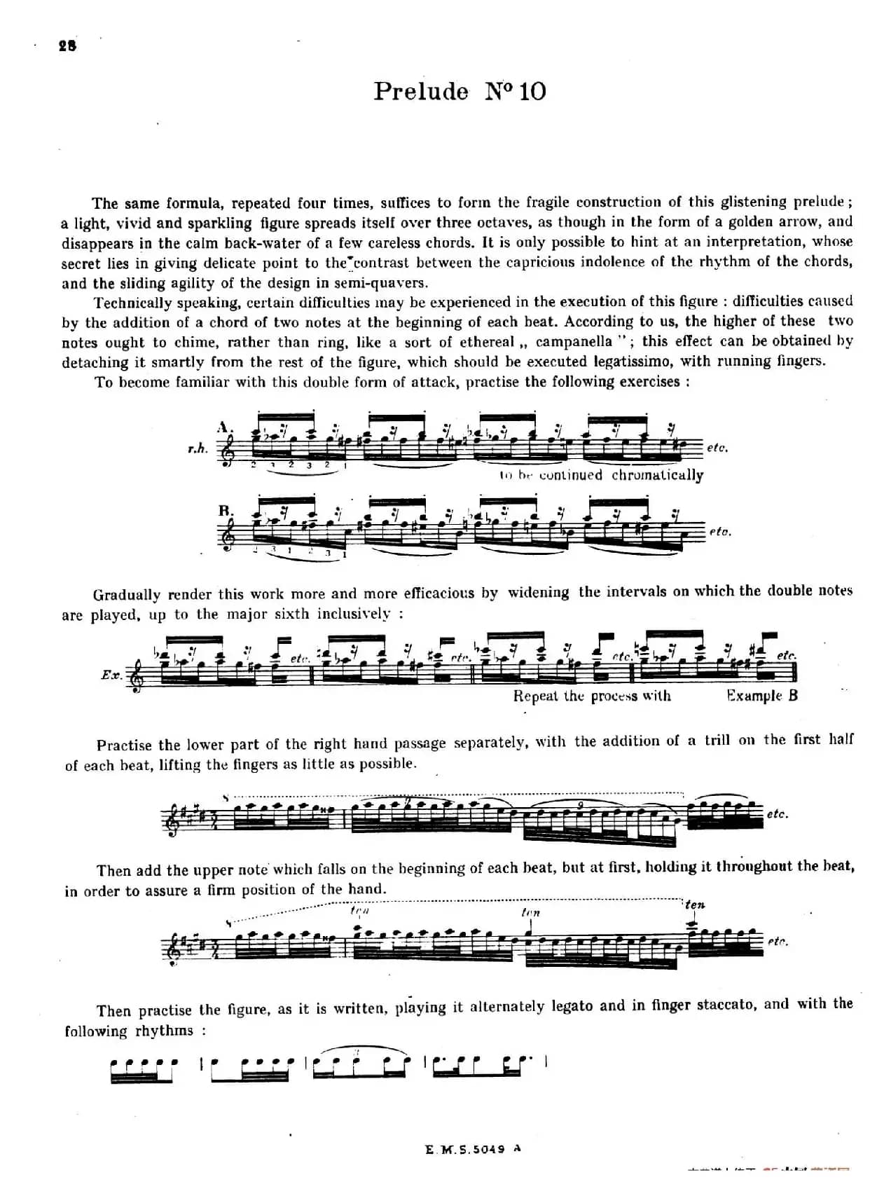 Preludes Op.28（24首前奏曲·10）