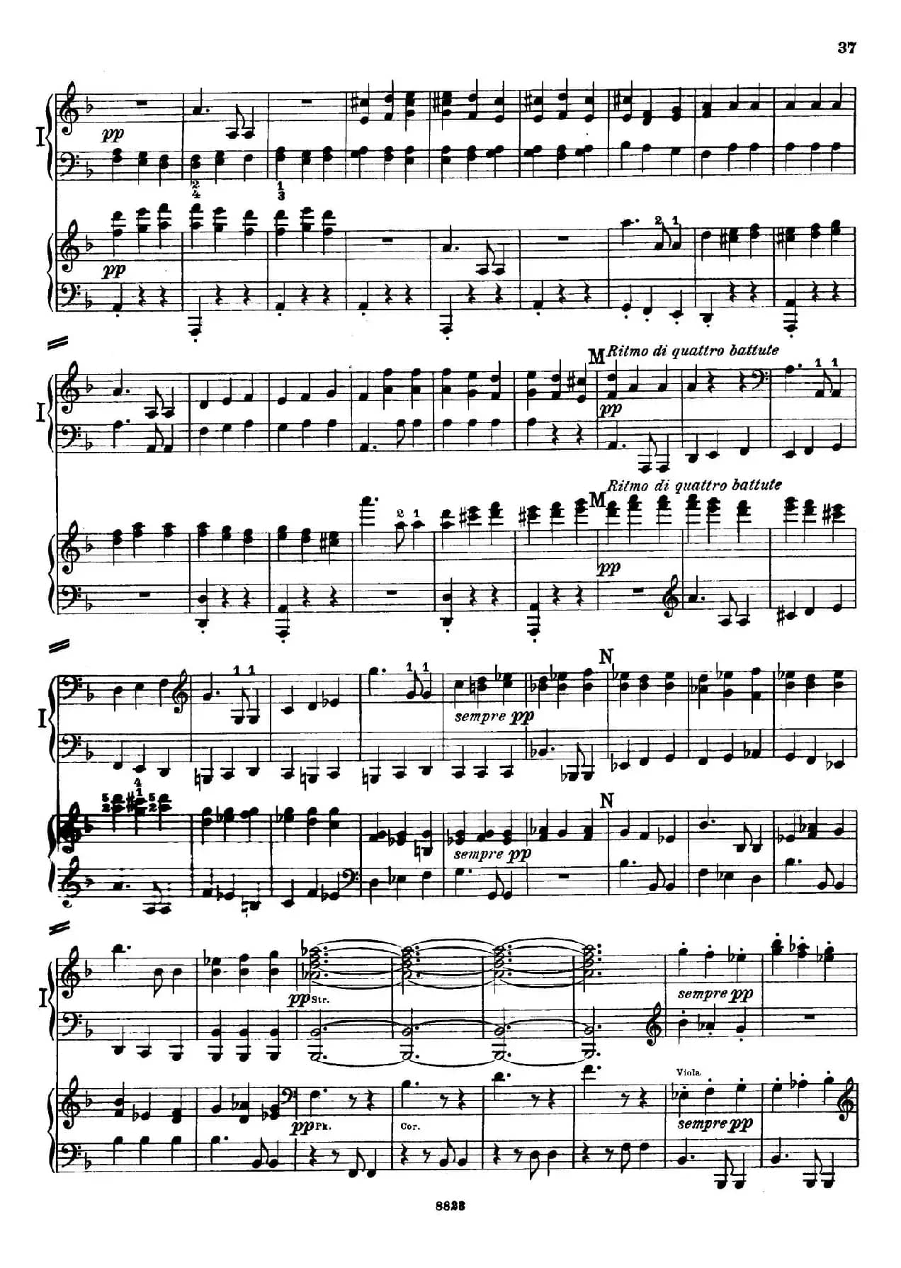 d小调第九交响曲 Op.125（双钢琴P33——42）