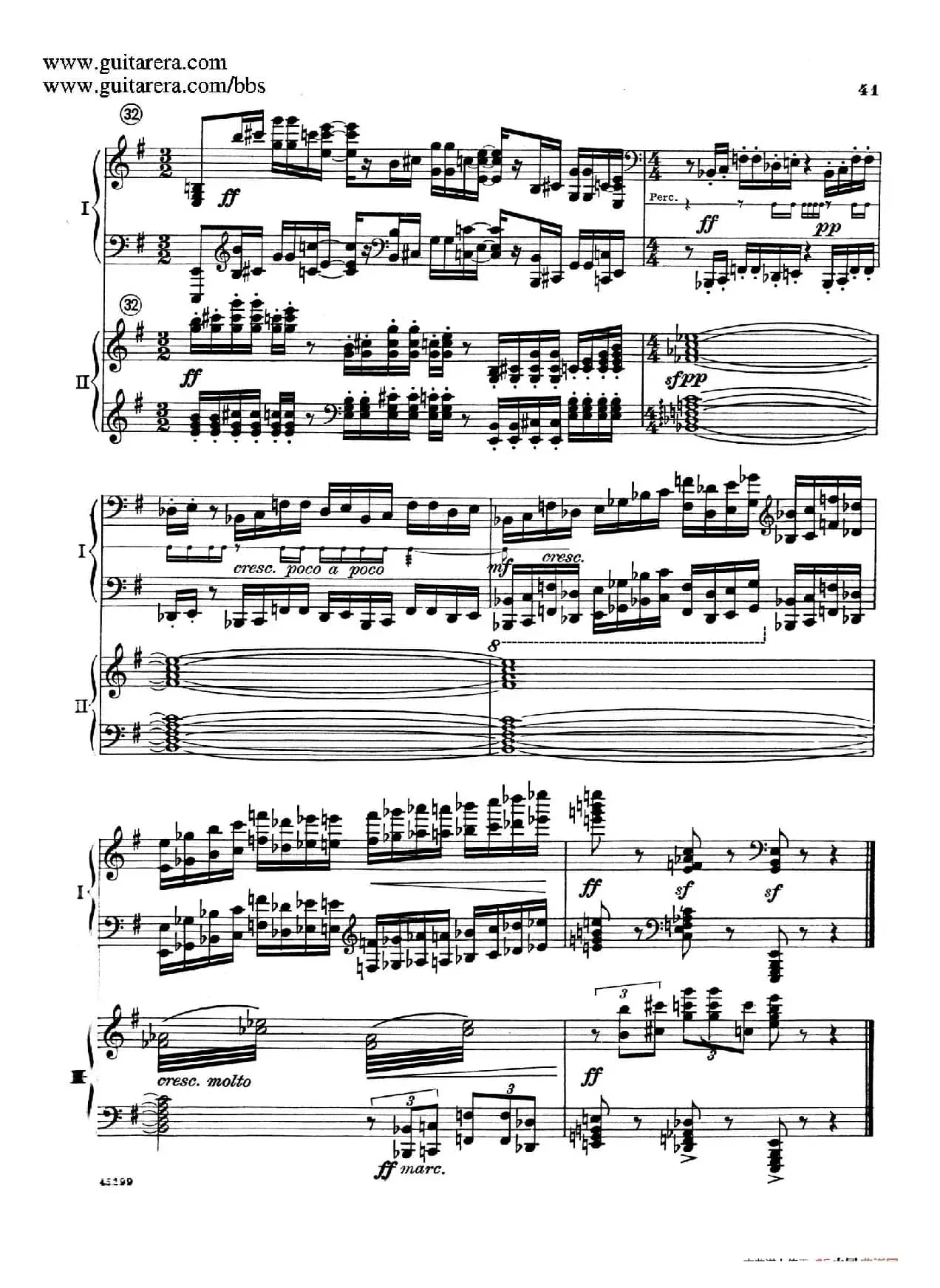 Piano Concerto Op.38（钢琴协奏曲·双钢琴·第一乐章）