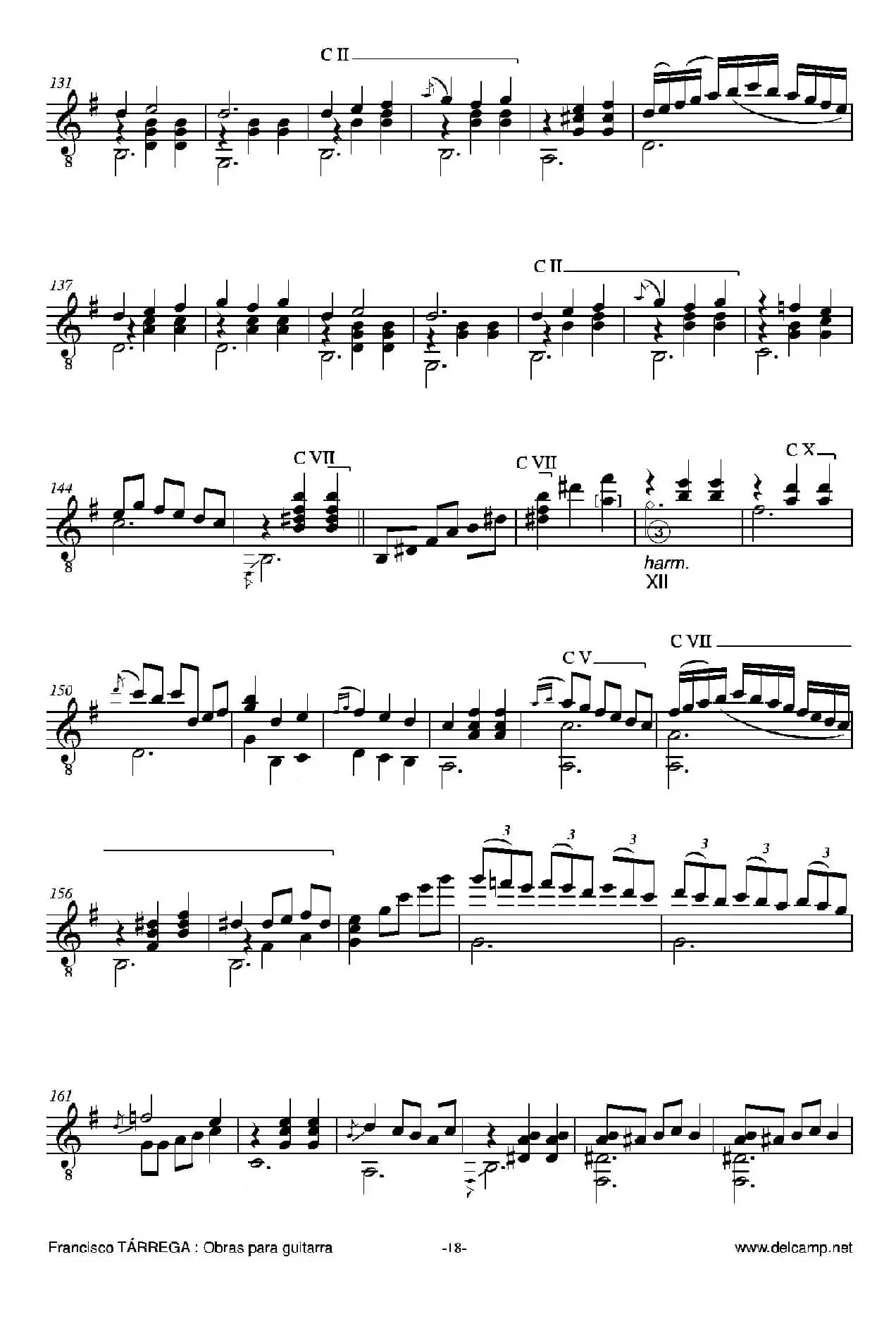 《塔雷加作品全集》第1部分（古典吉他）