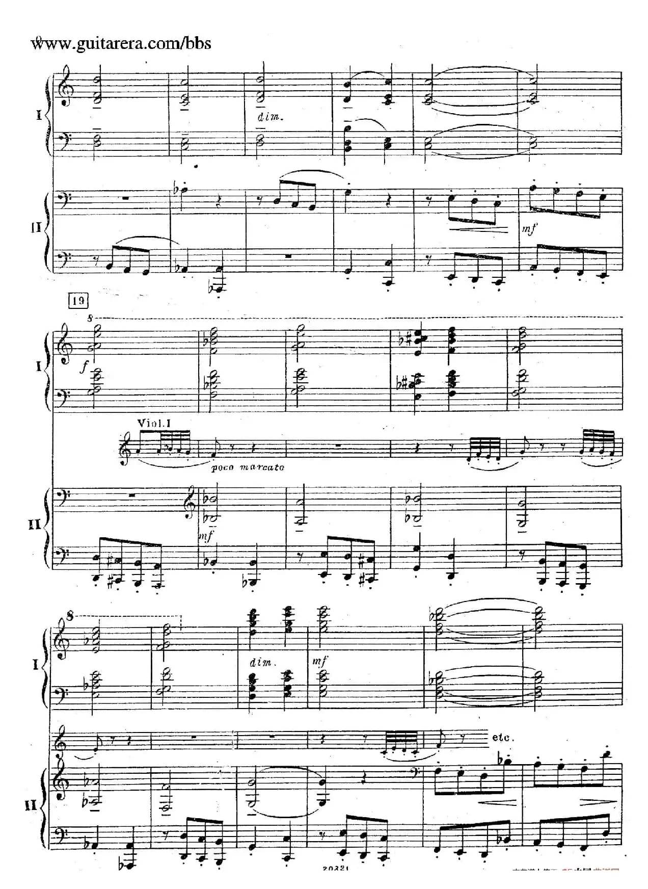 Rhapsody On A Theme Of Paganini Op.43（帕格尼尼主题狂想曲·双钢琴）（P1——20）