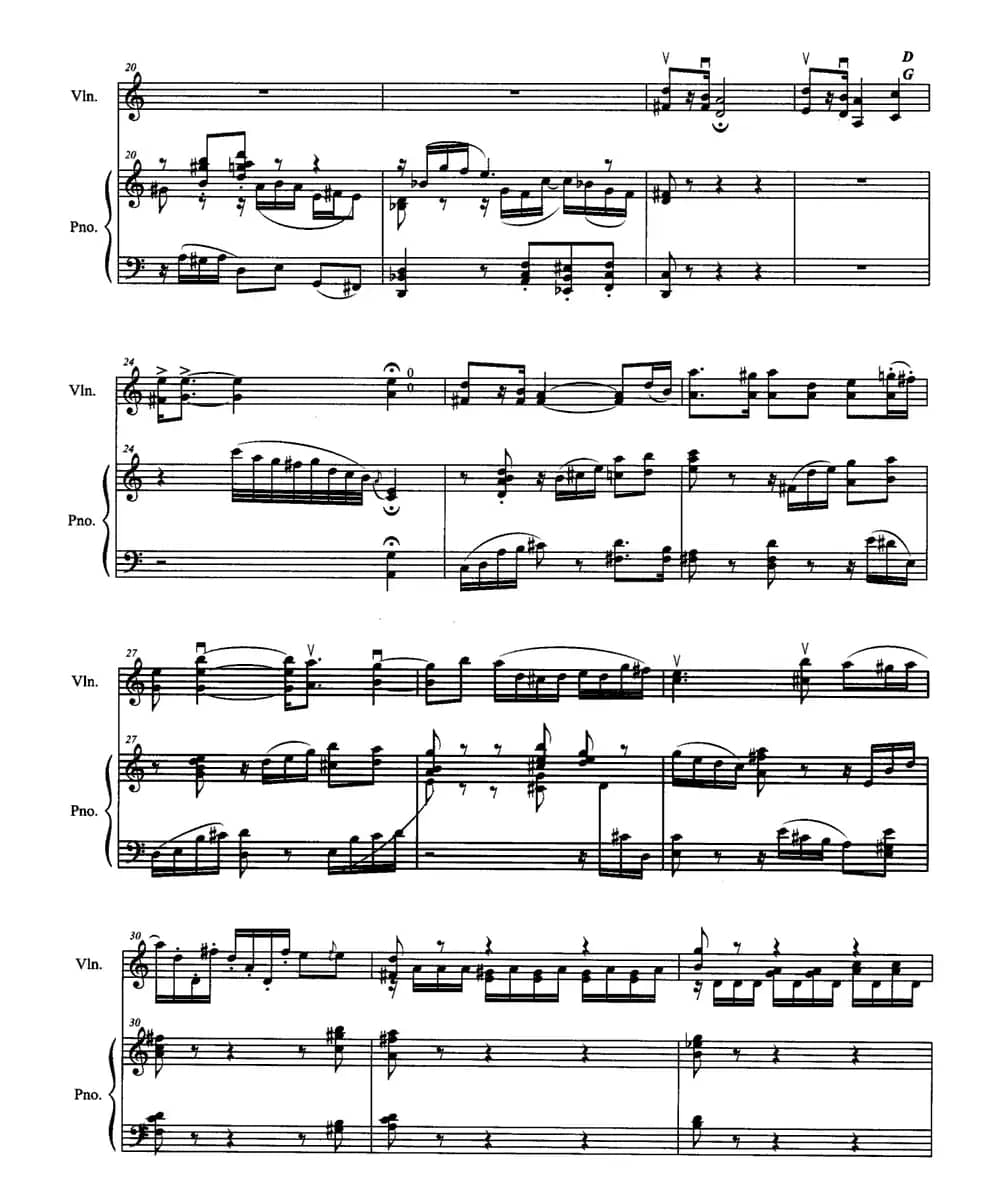 晨曦 （第一小提琴与钢琴奏鸣曲）