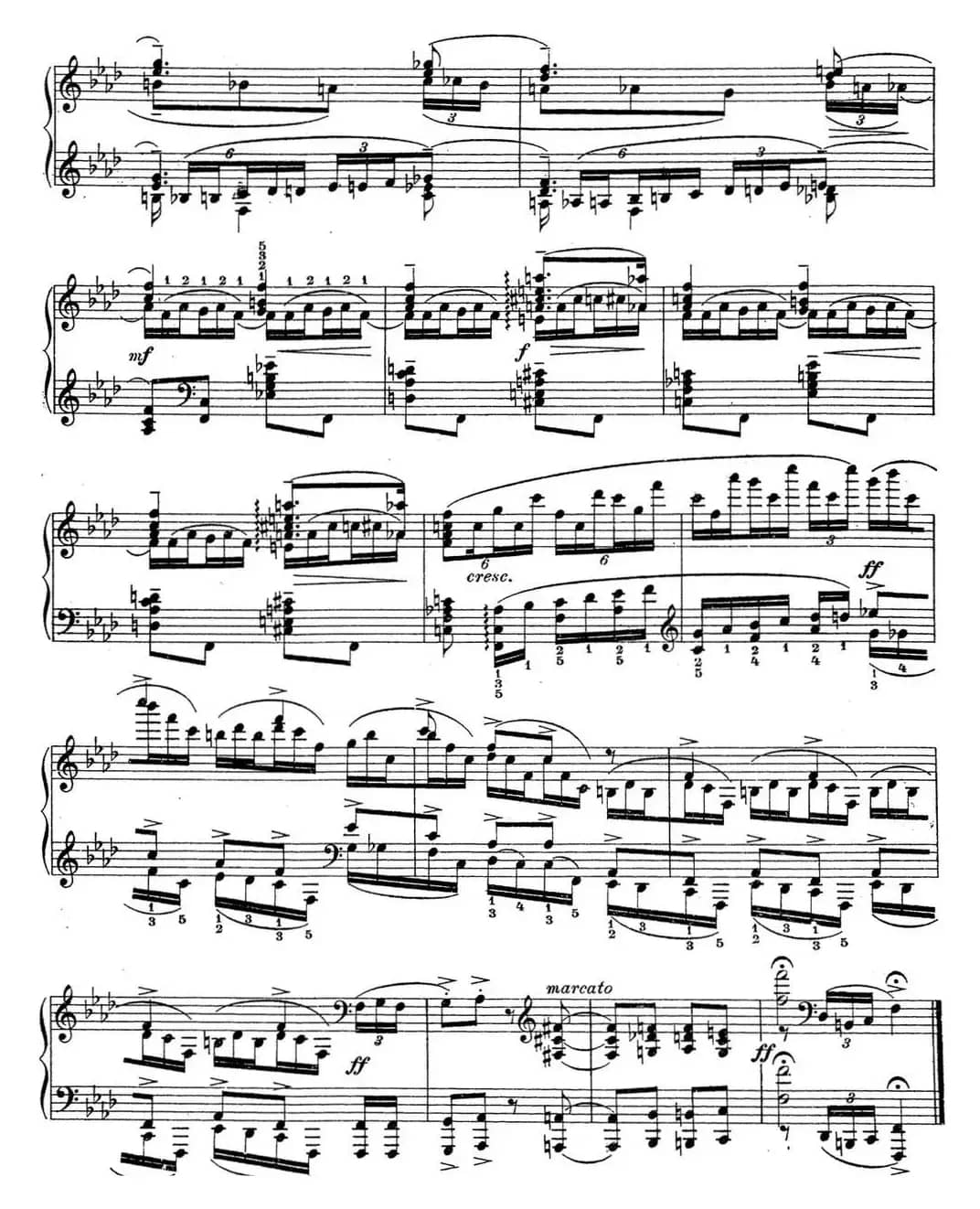 拉赫玛尼诺夫 钢琴前奏曲17 F小调 Op.32 No.6